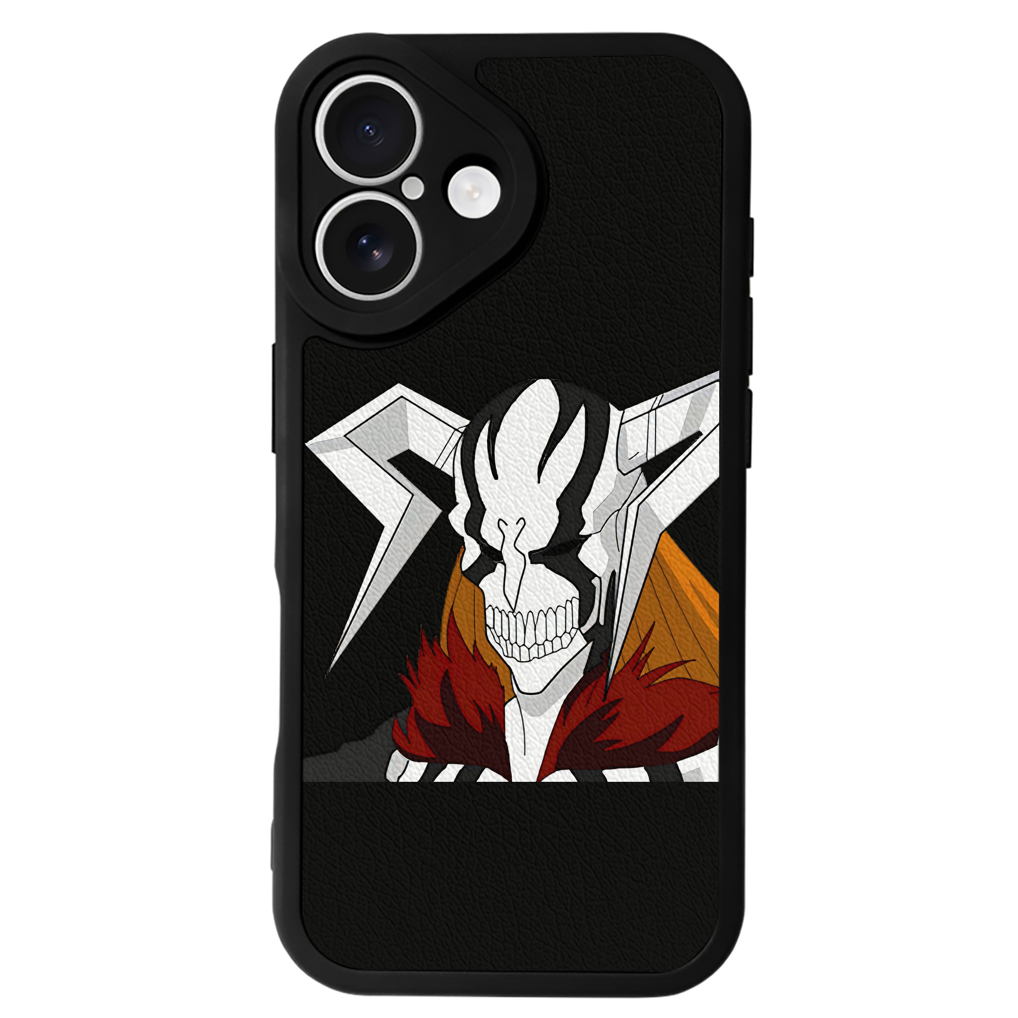 ブリーチ 黒崎一護（くろさき いちご）BLEACH Kurosaki Ichigo 【iPhone 16シリーズ対応】シリコンスマホケース（レザー調） 材質：シリコン